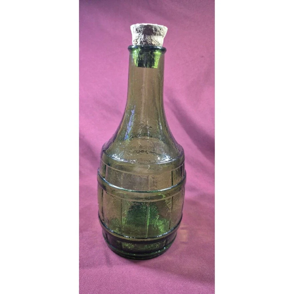 Vintage Wheaton Green Glass Dr Chandlers Jamaica Ginger Root Bitters Bottle Cork